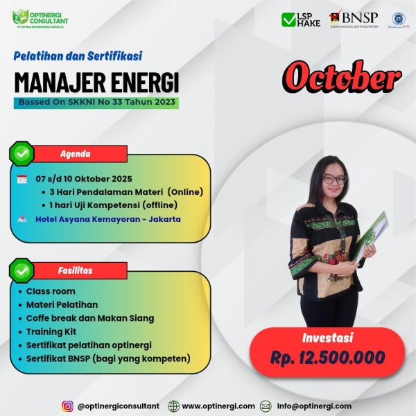 Sertifikasi Manajer Energi BNSP