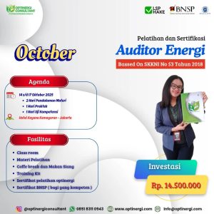 Sertifikasi Auditor Energi BNSP Optinergi
