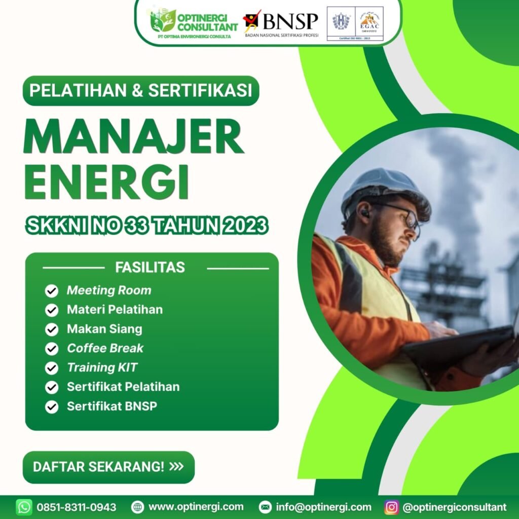 Pelatihan Manajer Energi BNSP